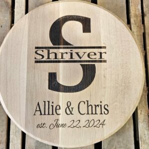 Custom Engraved Barrel Head