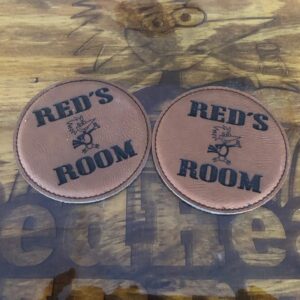 Leatherette Coasters – Set of 2