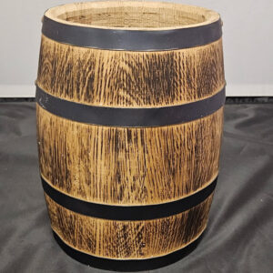 Un-charred 3 Liter Scorched Oak Barrel Container